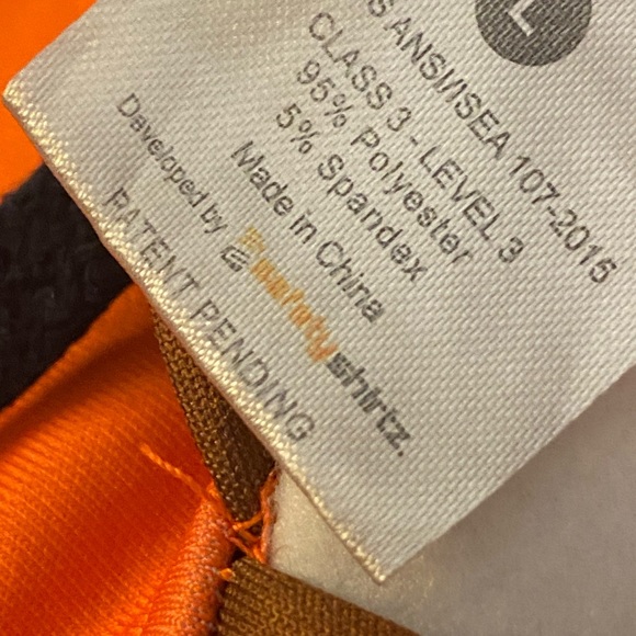 SS 360 Wildland safety shirt Sasquatch Orange size large class3-level3 - Picture 4 of 7